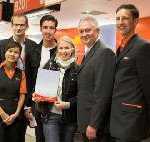 easyJet feiert Meilenstein – 15-millionster Passagier in Deutschland