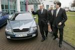 Staatsminister Grüttner besucht Škoda Auto Deutschland