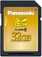 Panasonic stellt den weltweit ersten* Prototyp einer 32 GB SDHC Speicherkarte der Class 6 vor.