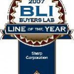 Sharp gewinnt den „Line of the Year“ Award 2007 von Buyers Laboratory Inc. und wird in den Segmenten 4, 5 und 6 als „Pick of the Year“ ausgezeichnet