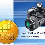 CASIO EXILIM Pro EX-F1 gewinnt DIWA Innovation Award: Hochgeschwindigkeits-Digitalkamera überzeugt durch innovative Technologien