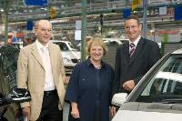 Staatssekretärin Nicolette Kressl zu Besuch im Mercedes-Benz Werk Rastatt: Informationsgespräch am Standort