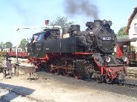 Erste deutsche Dampflokomotive „Saxonia“ am 12. Juli 2008 in Dresden