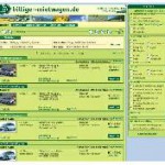 Neue Buchungsmaschine von billiger-mietwagen.de – mehr Überblick bei der Auswahl von Mietwagen