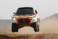 Mitsubishi bei der Rallye Dakar (3. bis 18. Januar 2009)