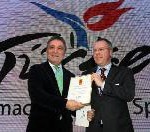 Ehrennadel „Goldene Weltkugel“