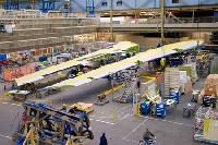 Boeing Assembles First Set of 747-8 Wings