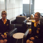 Größte Lufthansa Lounge am Flughafen Frankfurt