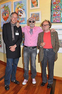 AIDA: Trio prominenter Künstler malt live an Bord