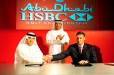 HSBC neuer Titelsponsor für  Golf-Meisterschaft in Abu Dhabi