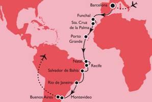 Weihnachten und Silvester nach Südamerika: MS Delphin unterm Kreuz des Südens