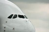 A380 landet im Rahmen der Streckenerprobung erstmals in den USA