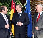 Siemens-Vorstand und Ministerpräsident Wulff tauschen sich zu „Ideen-Expo“ aus