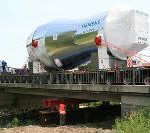 Weltgrößte Gasturbine im Kraftwerk Irsching angekommen