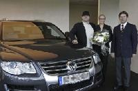Schauspieler und Komiker Markus Majowski fährt Volkswagen Touareg