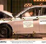 Crashtest des Insurance Institute for Highway Safety:  Bestwertung für den neuen Subaru Impreza