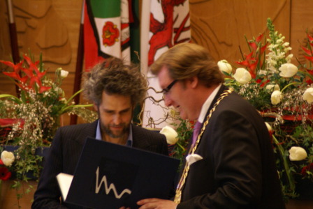 Christoph Schlingensief, Käutnerpreis-Verleihung in Düsseldorf am 2. März 2010