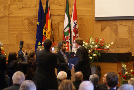 Christoph Schlingensief, Käutnerpreis-Verleihung in Düsseldorf am 2. März 2010