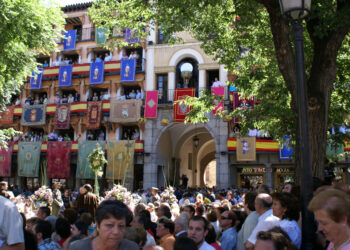 Toledo, Spanien – traditionelle Fronleichnamsfeierlichkeiten 2009