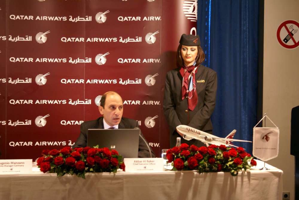 Lobbyarbeit beim Edeldinner: Qatar Airways Group Chief Executive Akbar Al Baker als Gastgeber des ersten Europäischen Parlamentarischen Abends